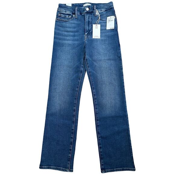 NWT Good American Good Legs Shadow Pocket Straight Jeans Size 2/26 Retail $139 - Picture 1 of 8